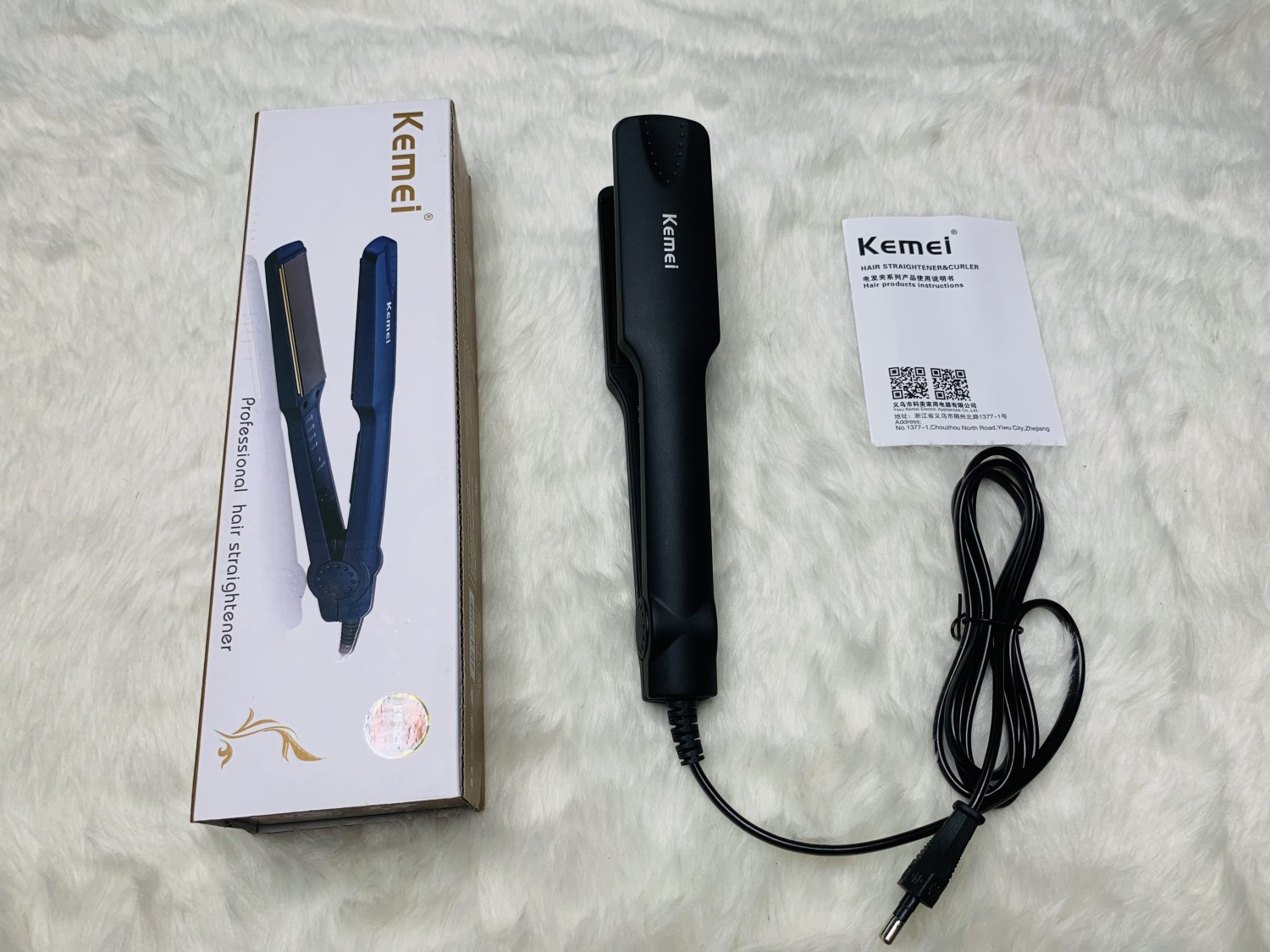 Kemei KM-329 Ceramic Flat Hair Straightener