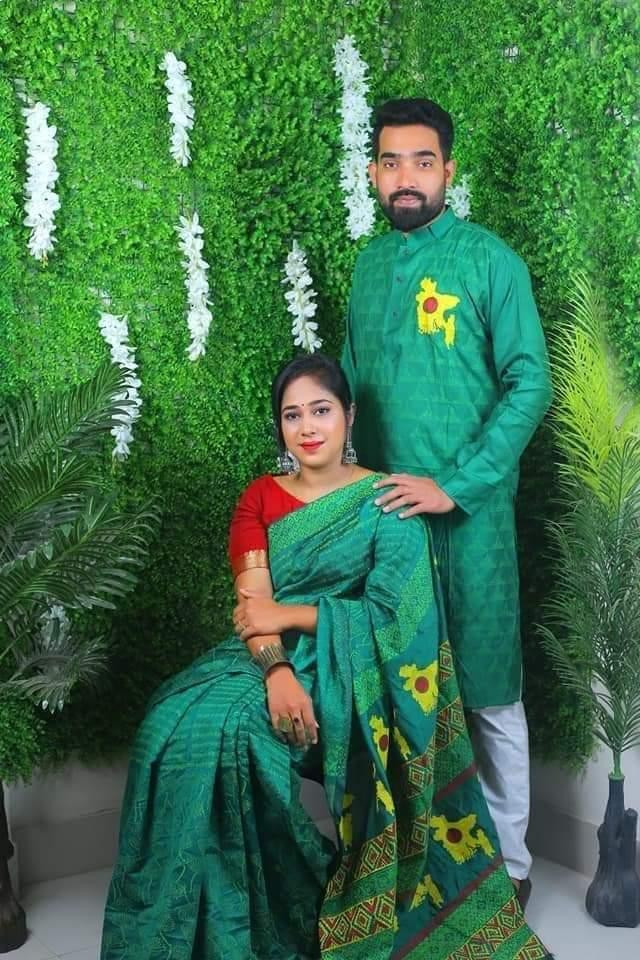 Couple Dress Saree Panjabi For Men & Women